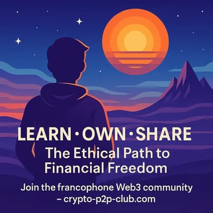 Apprenez, Détenez, Partagez - le chemin éthique vers la liberté financière